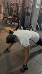 R. Sarathkumar Instagram - Early morning #workout at Phalghat Crimson Gym with Trainer Srijith, stay healthy stay fit you can achieve your ambitions. #stayhealthy
.
.
.
.
.
.
.
.
.
.
.
#fitness #workout #fitnessmotivation #fit #motivation #training #health #lifestyle #healthylifestyle #sport #gymlife #healthy #gymmotivation #crossfit #muscle #fitnessmodel #exercise #model #healthy #Health
#wealth