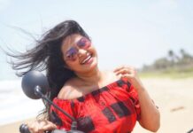 Rachitha Mahalakshmi Instagram - If it scares u,it might be a good thing to try..... 🤨😎😎😎 Let ur passion drive U....🏍️💃 Do more of what makes you happy 😍😍😍😍😍😍 @_harini_captures ❤️❤️❤️❤️