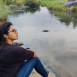 Rachitha Mahalakshmi Instagram – In d process of stress reduction….. 🏞️🌄🧘‍♀️
#travelvibes 😇😇😇😇