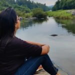 Rachitha Mahalakshmi Instagram – In d process of stress reduction….. 🏞️🌄🧘‍♀️
#travelvibes 😇😇😇😇