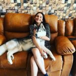 Ragini Dwivedi Instagram - Dogoo wants to pose 😜🤪🤤 Good day and good mood for the little prince 🤴 #zuesthehusky #raginidwivedi #zues #mommybaby #husky #huskypuppy #huskylove #huskylife #happyhour #potd #poser #positivevibes #instagood #instagram #intsalove #dogsofinstagram #doglover #dogoftheday #viralpost Bangalore, India