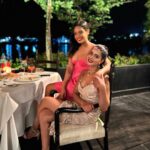 Raiza Wilson Instagram - Finally a date-night experience 🥰🥰🥰 and suchhhh a beautiful one at that ❤️❤️❤️ @theleelagoa #theleelagoa Riverside Italian Restaurant