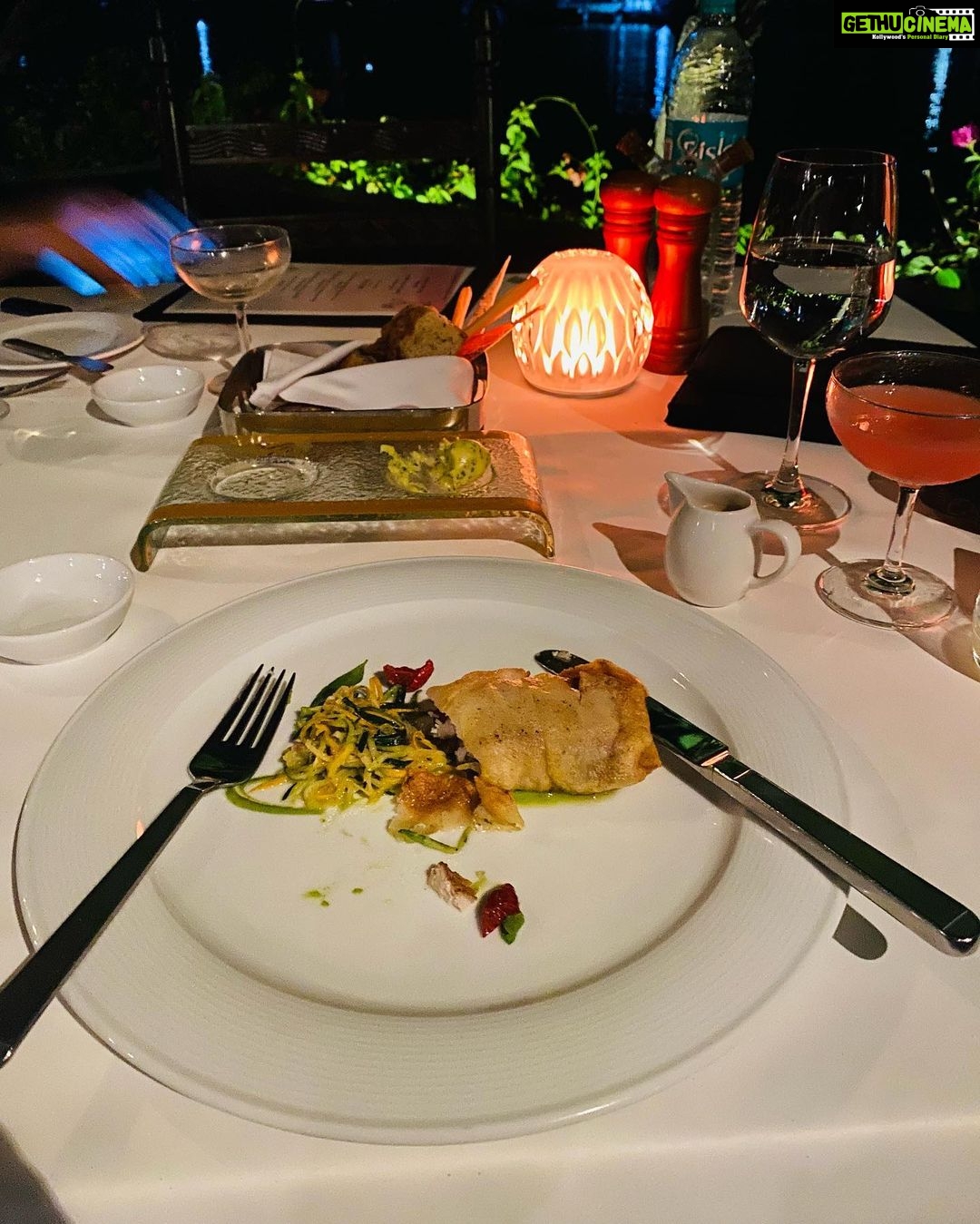 Raiza Wilson Instagram - Finally a date-night experience 🥰🥰🥰 and suchhhh a beautiful one at that ❤️❤️❤️ @theleelagoa #theleelagoa Riverside Italian Restaurant