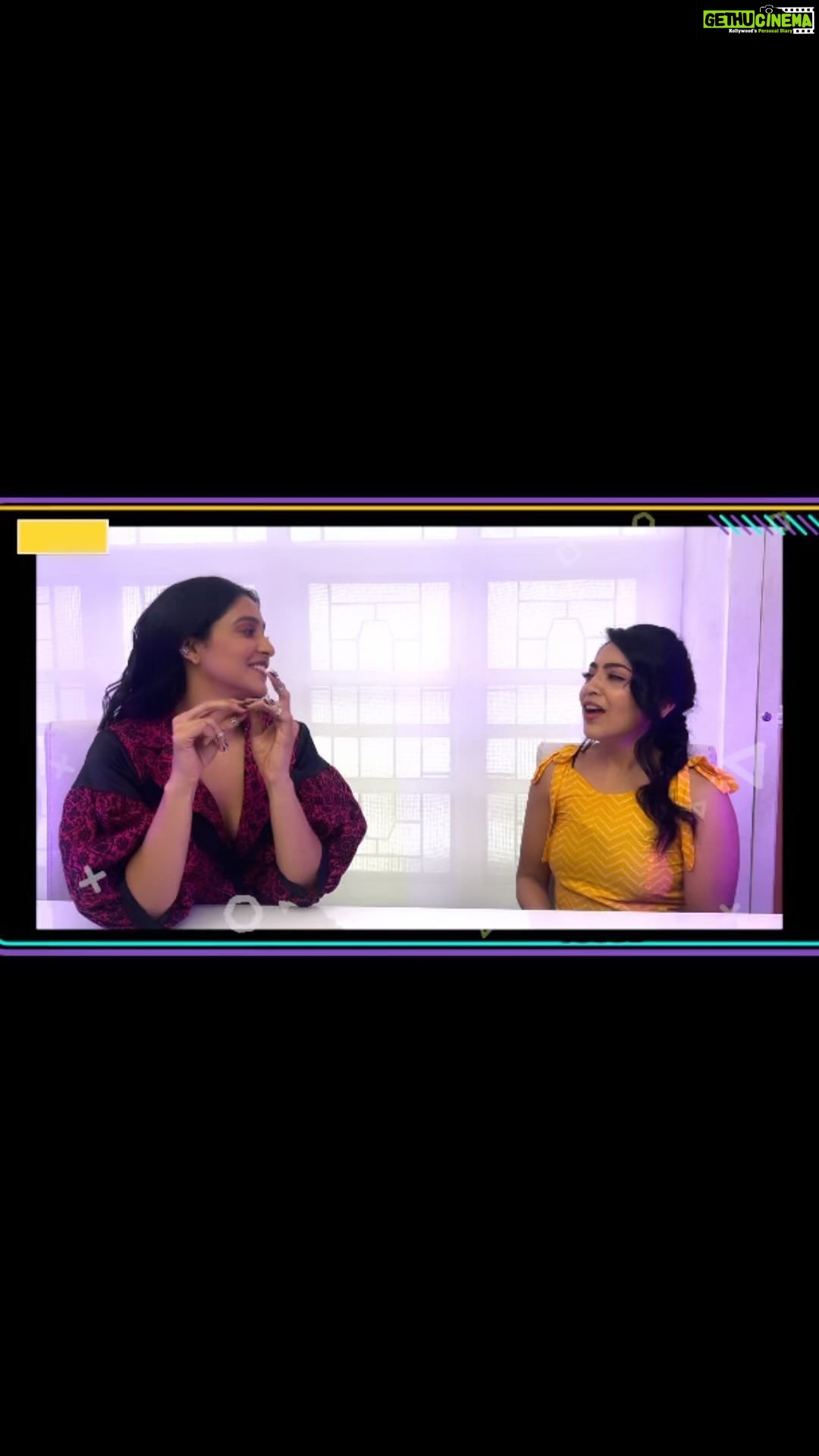 Ramya Subramanian Instagram - @reginaacassandraa and I take the βNever Ever Give Upβ quote very seriously ππ
π. But interestingly the conversation we had was so much more than just having this kind of a fun banter ππ»ββοΈπ―β₯οΈ. Watch it on @fcompanionsouth now live ππ»π.