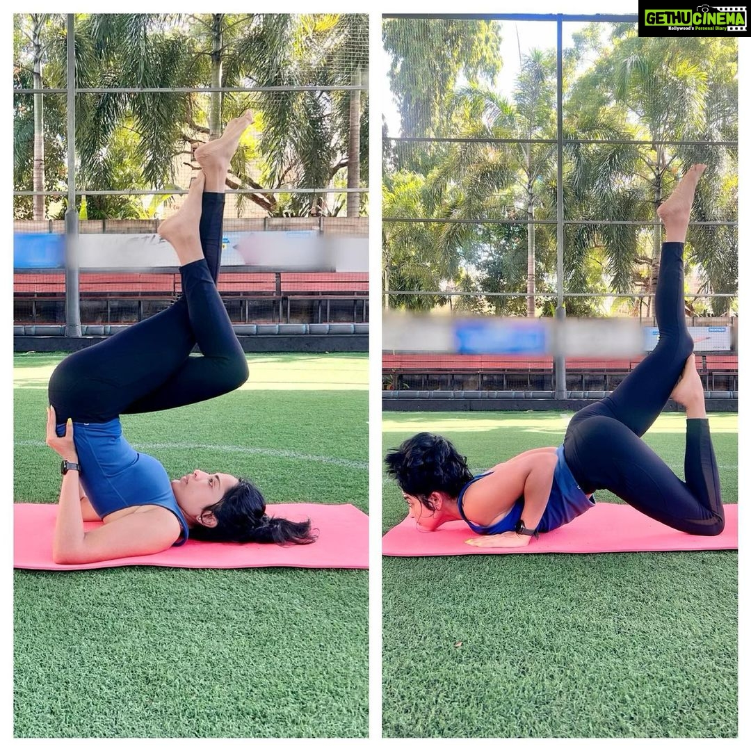 Ramya Subramanian Instagram - To a Nuveeeeeeek 👋🏻 And Me Trying New Things 🧘🏻♀️😎.
