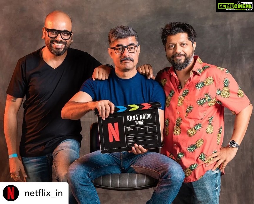 Rana Daggubati Instagram - And itβs a Wrap on #RanaNaidu π₯π₯π₯