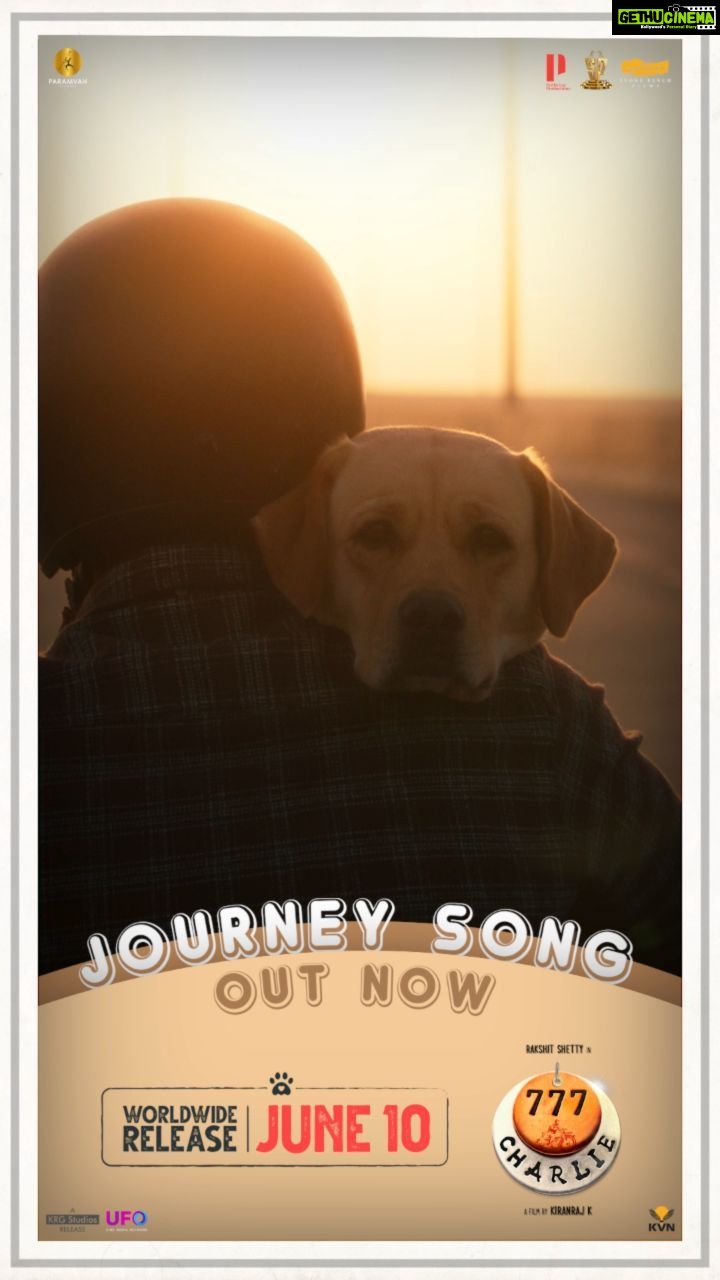 Rana Daggubati Instagram - Dharma and Charlie are here to take you on a musical ride. The #JourneySong is out now! #777CharlieOnJune10 @rakshitshetty @kiranraj_k @rajbshetty @iamsangeethasringeri @sureshproductions @paramvah_studios