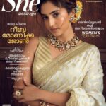 Reba Monica John Instagram - As we embark on a new journey taking a plunge into God’s Own Country & the language of beauty, She ( @she_india ) is now available in Malayalam. The gorgeous actress Reba Monica John ( @reba_john ) takes on our first and special issue’s cover looking stunning as ever in a regal saree. Being our lucky star, the actress also launched the issue at She Beauty Awards held on May 28th. . . It's upwards & onwards for She! . . Actress: @reba_john Magazine: @she_india Language: Malayalam Founder: @its.manikandan Publication: @cherieamour.in Outfit by: @labelswarupa Jewellery by: @jjjewellerymart Styled by: @labelswarupa @swarupasathakarni Photography: @palaniappansubramanyam Visuals: @stagecraft.photography MUA: @reenapaiva Studio: @istills_studio . . #she #malayalam #rebajohn