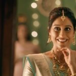 Regina Cassandra Instagram - Being @kalyanjewellers_official ‘s Kannadiga Vadhu. The traditionally modern bride. ♥️ Featuring #Muhurat - The exclusively curated wedding jewellery collection from Kalyan Jewellers which showcases regional designs, made especially for brides who want to embrace their traditional style. #kalyanmuhuratbride #kannadigabride #kalyanjewellers #muhurat #muhuratmoments