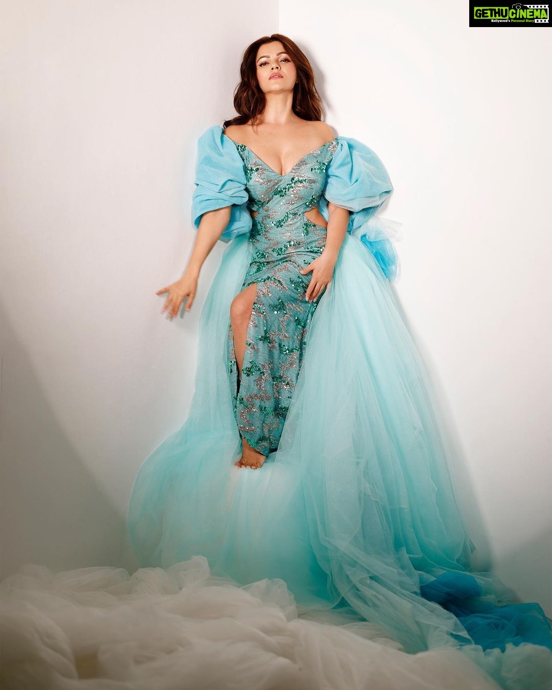 Rubina Dilaik Instagram - She is a Flame in Angel Skin . . . The Gown by @sumanfashionmaker Shot by : @prashantsamtani Styled by : @ashnaamakhijani Hair by : @irfanshaikh_hair_11.11