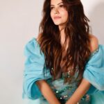 Rubina Dilaik Instagram - She is a Flame in Angel Skin . . . The Gown by @sumanfashionmaker Shot by : @prashantsamtani Styled by : @ashnaamakhijani Hair by : @irfanshaikh_hair_11.11