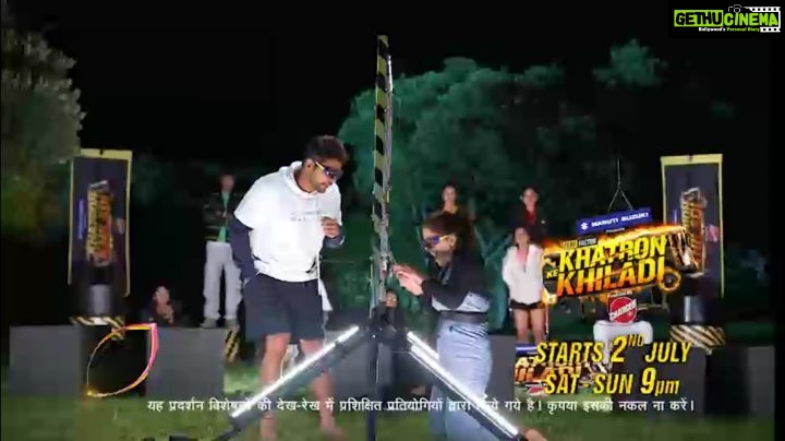 Rubina Dilaik Instagram - Rubina ka hoga mushkil jeena, jab khatron ke darr se lagega usse 440 volt ka jhatka⚡ Dekhiye #KhatronKeKhiladi, 2nd July se, har Sat aur Sun, raat 9 baje, sirf #Colors par. #KKK12 @itsrohitshetty @rubinadilaik @marutisuzukiofficial @chargedbythumsup