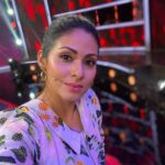 Sadha Instagram - #selfietime #nofilter On the sets of Aha Tv Sarkar season 2 show.. So much fun! 😬 Hyderabad