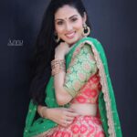 Sadha Instagram - 💚💚💚 📷 @junnuphotography__ Outfit @firoz_design_studio Assistants @chintu_6172 @mr_nani03 #sadaa #sadaasgreenlife #jabardasth Hyderabad