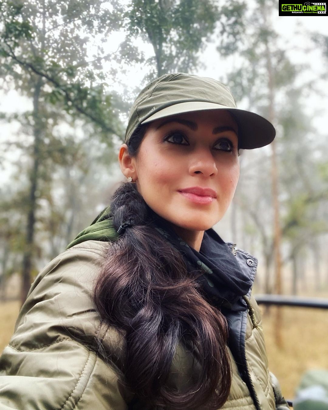 Sadha Instagram - Less than a week before I will revisit the jungle that’d left me numb! Pench will always remain special to me for more than a reason. There’s some sort of karmic connection I have with this land that each time, it’s not just for the sake of it, that I go there.. It’s a calling… #pench #mataram #collarwali