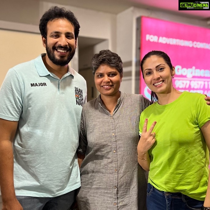 Sadha Instagram - The kind of stories that need to be told and the kind of films that need to be watched, #Major is one of them.. Highly recommend watching this brilliant portrayal of life of #sandeepunnikrishnan .. Kudos to the entire team! GO WATCH NOW! What makes it even more special for me is it’s directed by @sashikirantikka , an Ethical Vegan and Animal Rights Activist who inspite of his busy schedule of interviews yesterday made sure to attend the @nard_nationalanimalrightsday event to speak for animals.. Much Respect! Hyderabad