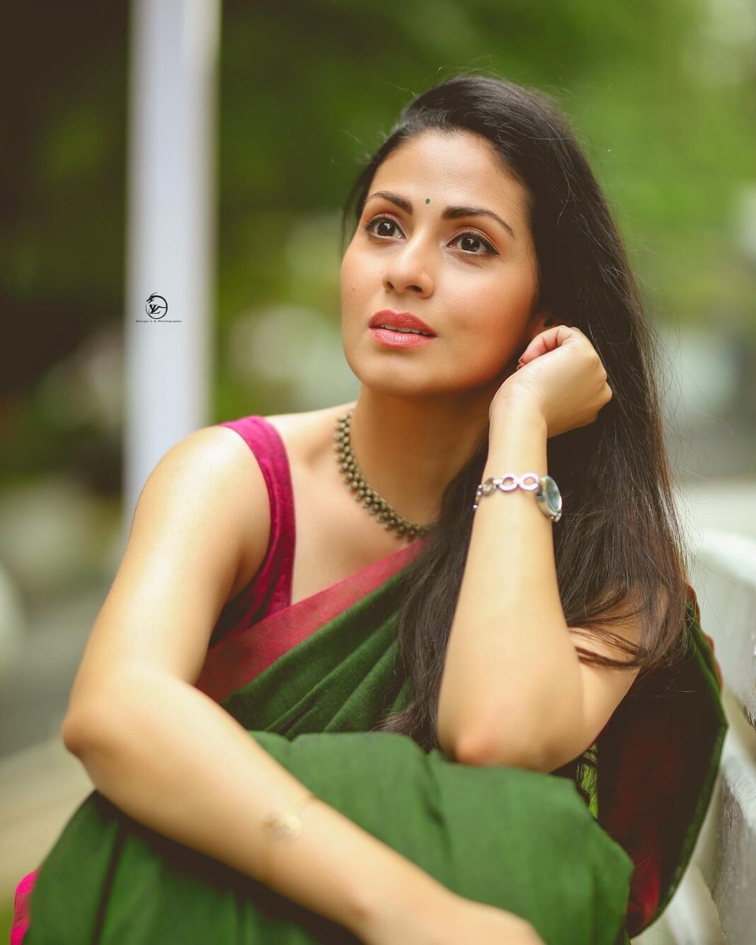 Sadha Instagram - 💚💚💚 📷 @naveen_photography_official #sadaasgreenlife #sadaa #saree #indian #instagood Hyderabad
