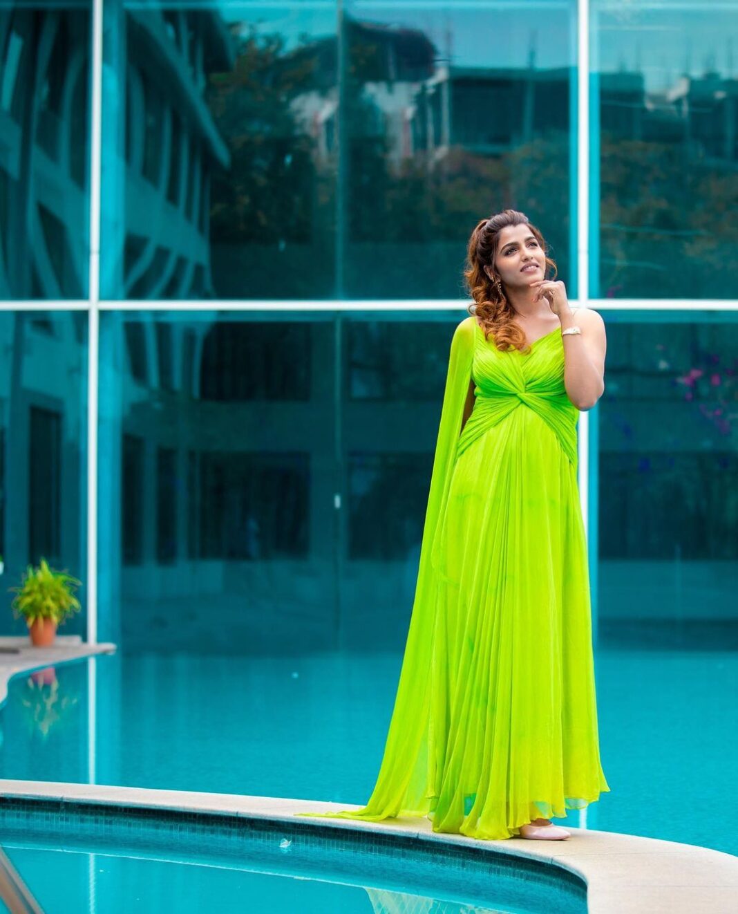 Sai Dhanshika Instagram - #shikaarupromotions Styled by @prajanyaanand Designer @_.rubeenavogueofficial._ Jewellery from @fineshinejewels Photography @narsimhaphotography Edited by @teamcreators Hairstyle @rajesh_hairstylist Thank you team ❤️