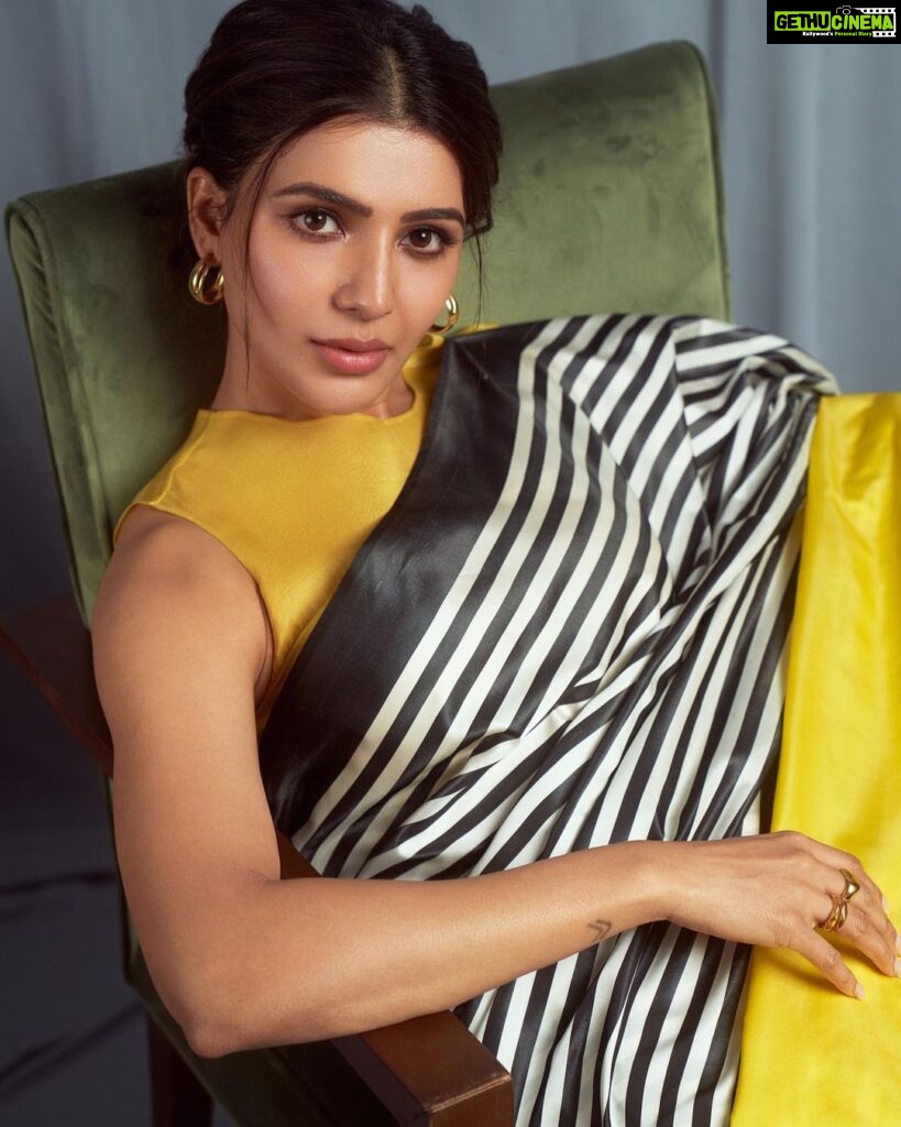 Samantha Instagram - 💛 For #savesoil In @raw_mango Styling @jukalker H&M @rohit_bhatkar @avnirambhia 📸 @eshaangirri 🤍