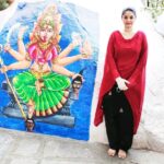 Sanam Shetty Instagram - May Goddess Kaaliamma bless us all with strength and wisdom. #loveandlight #templevisit