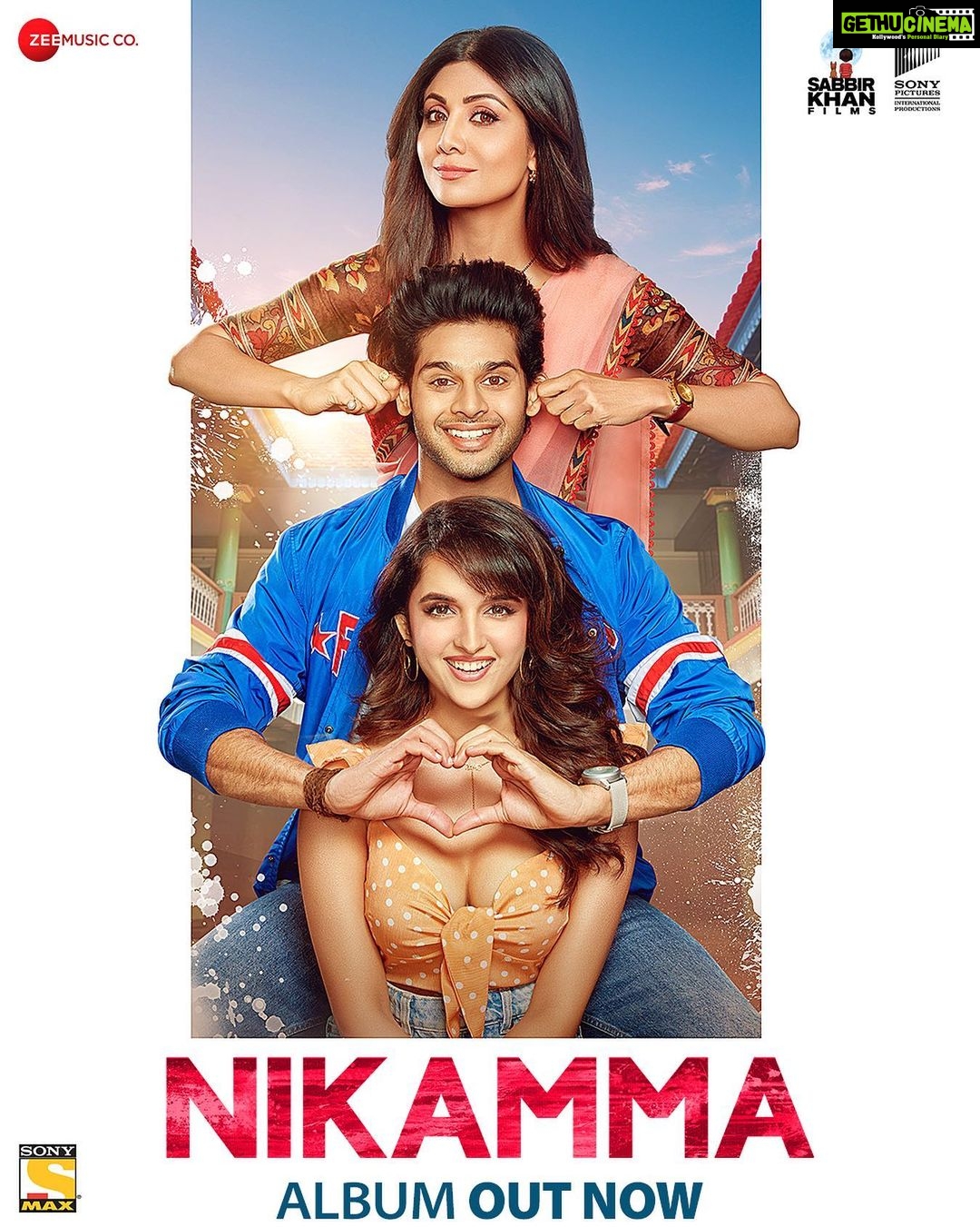 Shilpa Shetty Instagram - We bet you're going to play this one on loop🎧🎶 Nikamma Album is out now! bit.ly/NikammaAlbum #Nikamma in cinemas on 17th June 2022🎥 @abhimanyud @shirleysetia @sabbir24x7 @sonypicturesin @sonypicsfilmsin @zeemusiccompany @sabbirkhanfilms #Nikammagiri #NikammaFilm