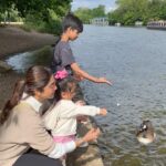 Shilpa Shetty Instagram - Sundays be like.. #londondiaries #happiness #family #duckfeeding #gratitude #love