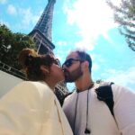 Shilpi Sharma Instagram - ❤ Paris . . #weddinganniversary #Paris #effieltower #love Eiffel Tower, Paris, France