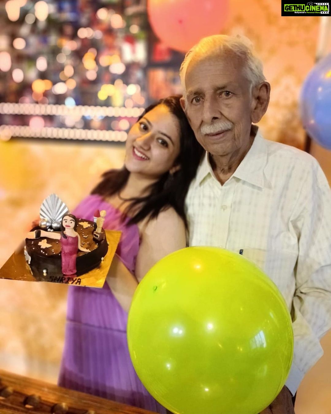 Shriya Sharma Instagram - 😭🥺♾♥️ Since birth Dado was always there on one of our birthdays. Little did I know this would be my last birthday celebration with him. Breaks me Dado…i miss you soo much. I will always love you 😭