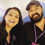 Shweta Menon Instagram – With Laattaaa @mohanlal Kochi, India