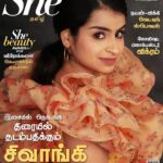 Sivaangi Krishnakumar Instagram – This June, Sivaangi Krishnakumar ( @sivaangi.krish ), graces our She Tamil ( @she_india ) cover and takes us through her marvellous journey from music to movies. Mapping her way to success, this stunning actress has won our hearts with her impeccable performance onscreen. Edition on Stands from June 27th, 2022.
.
.
Magazine: She Tamil ( @she_india )
Founder: Manikandan ( @its.manikandan )
Publication: Cherie Amour Creations ( @cherieamour.in )
Photography: @arunprasath_photography
Styled by: @indu_ig 
Outfit: @johnandananth 
MUA: @abhirami_mua 
Hairstylist: @vyshalisundaram_hairstylist 
Earring: @adorebypriyanka
Location: @vybn_studio 
.
.
.
#She #beauty #sivaangi #Don #cookwithcomali