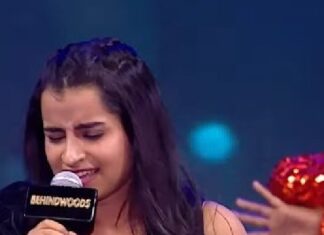 Sivaangi Krishnakumar Instagram - Gasa Gasa and Private Party🤗 Thankyou @behindwoodsofficial for this opportunity 🥰 Backing track and programming @santhoshmusical Styling @indu_ig