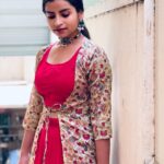 Sivaangi Krishnakumar Instagram – 😌😌
 👗@athiradesigns