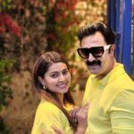 Sneha Instagram - The only thing that will make you happy is being happy with who you are, and not who people think you are. @prasanna_actor #happyme #love #hubbynme❤️ #livelovelaugh #matchingoutfits #loveurself❤️
