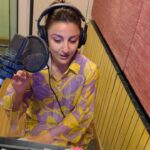 Soha Ali Khan Instagram - A sneak peek into the recording of the first audiobook of Inni and Bobo 🐾 #inniandbobo #audiobook #author #collaboration @penguinindia @penguinsters #childrensbooks