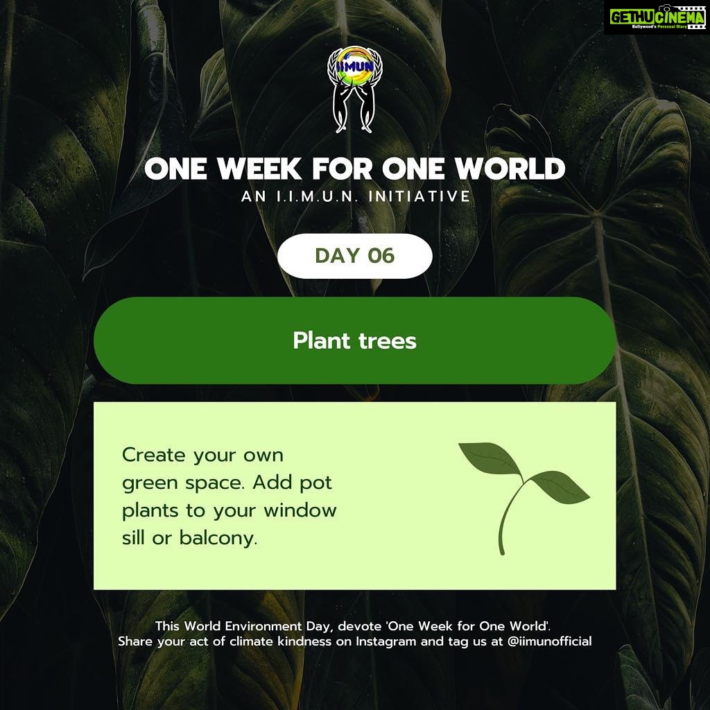 Sonakshi Sinha Instagram - As we mark the 3rd anniversary of One Week for One World- the world is dealing with a bigger climate crisis than ever. But as we look forward to big policy changes, we must not forget that individual action is the greatest weapon we have to save this planet. This #WorldEnvironmentDay, that is 5th June onwards, let’s do one simple task each day for the upcoming week to save the environment… who knows it could also become a lifestyle change! After all as the famous saying goes- ‘Count every drop, because every drop counts’ Tag @iimunofficial and me and as you do your tasks to build a greener tomorrow, by preserving today.