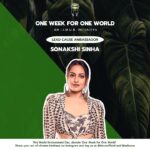 Sonakshi Sinha Instagram – As we mark the 3rd anniversary of One Week for One World- the world is dealing with a bigger climate crisis than ever. But as we look forward to big policy changes, we must not forget that individual action is the greatest weapon we have to save this planet. This #WorldEnvironmentDay, that is 5th June onwards, let’s do one simple task each day for the upcoming week to save the environment… who knows it could also become a lifestyle change! After all as the famous saying goes- ‘Count every drop, because every drop counts’ 

Tag @iimunofficial and me and as you do your tasks to build a greener tomorrow, by preserving today.