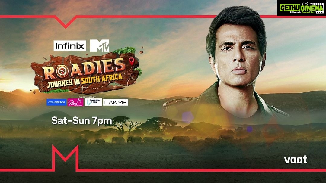 Sonu Sood Instagram - Roadies Journey In South Africa mein Safari ke alava bhi bohot adventures kiye hai humne! 🇿🇦 Watch @infinixindia MTV Roadies Co-powered by @coinswitch_co @pareegirl @leverageedu & @lakmeindia , every week Sat & Sun at 7PM on @mtvindia @nbaindia @waiwai_noodles @ramsonsperfumes @bigmuscles_nutrition @ragecoffee_ @flyhighinstitutenagpur #RoadiesInSouthAfrica #RoadiesinSA #JourneyInSouthAfrica #SonuSoodonRoadies #WeekendwithRoadies