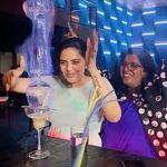 Sreemukhi Instagram - To many more crazy nights! 😍🧿 My heart goes ladida da di da! ❤️ #sreemukhi #kirthanasunil #memories #crazynights #goodtimes