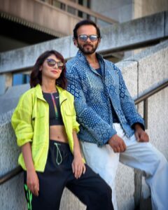 Sriti Jha Instagram - the plot thickens 
Shoot begins

@itsrohitshetty
#khatronkekhiladi12
#KKK12 
#colors
@colorstv
#rohitshetty

Picture curtesy : @mr_faisu_07 🤗