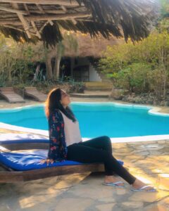 Srushti Dange Instagram - Paradise isn’t a place, it’s a feeling 🌴🌈