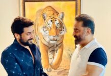 Suriya Instagram - A moment like this makes life beautiful! Thank you Anna for your #rolex @ikamalhaasan