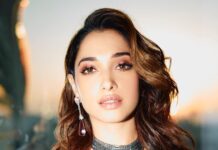 Tamannaah Instagram - I think in Pink 💕 Outfit by @amitaggarwalofficial Jewellery @karishma.joolry Styled by @shaleenanathani Assisted by @simrankumar19 Hair by @georgiougabriel Make up by @meghnabutanihairandmakeup Photographer- @leroifoto #IIFA