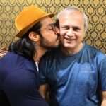 Thakur Anoop Singh Instagram – Happy Fathers Day Daddy 🥂  Love you!