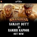 Vaani Kapoor Instagram - It’s @duttsanjay vs #RanbirKapoor at war in Shamshera 🔥🔥 Releasing in Hindi, Tamil & Telugu. Celebrate #Shamshera with #YRF50 only at a theatre near you on 22nd July. @RonitBoseRoy | @saurabhshuklafilms | @karanmalhotra21 | @yrf | #Shamshera22ndJuly