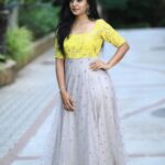 Vaishnavi Chaitanya Instagram - 💛💛💛🤍🤍🤍 Costume by @elegant_threads_by_salma PC by @they_call_me_keshu