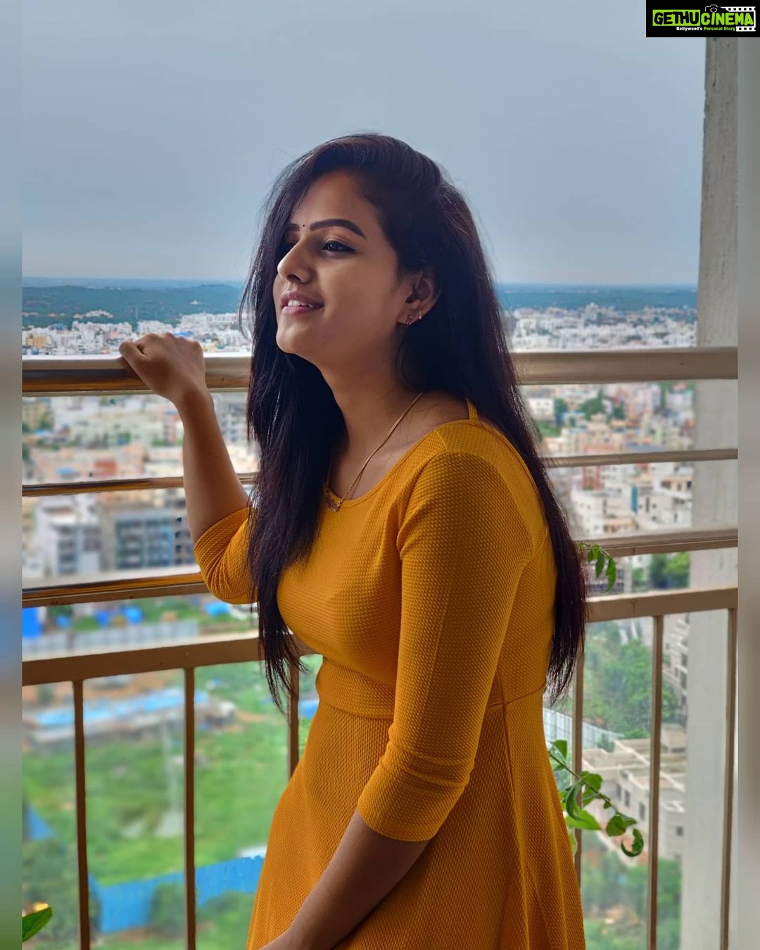 Vaishnavi Chaitanya Instagram - Random click ❤️💛😛