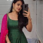 Vaishnavi Chaitanya Instagram - ❤️❤️❤️ Earrings from : @alluringaccessories.a2 Costume by : @elegant_threads_by_salma