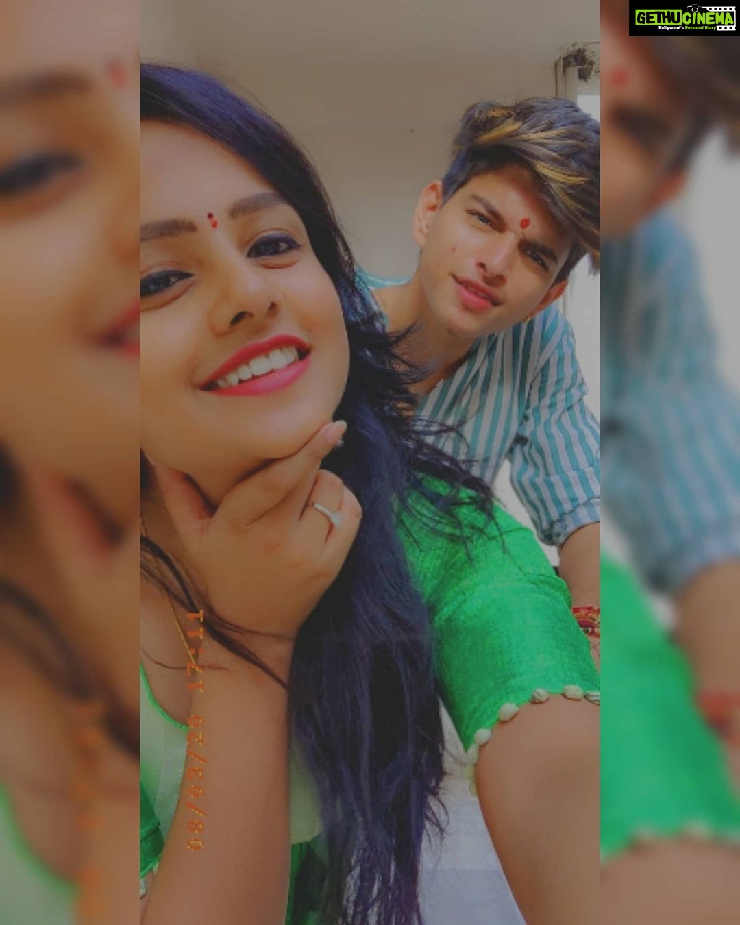 Vaishnavi Chaitanya Instagram - Happy rakshabandhan ❤️ @nitishcueboy