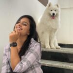 Vaishnavi Chaitanya Instagram - Love of my life….❤️❤️🥺 @alpha__thesamoyed