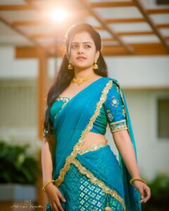 Vaishnavi Chaitanya Instagram - ❤️❤️❤️
.
.
.
👗 @navya.marouthu 
📸 @sandeepgudalaphotography 

#traditional #vaishnavichaitanya #traditionalwear